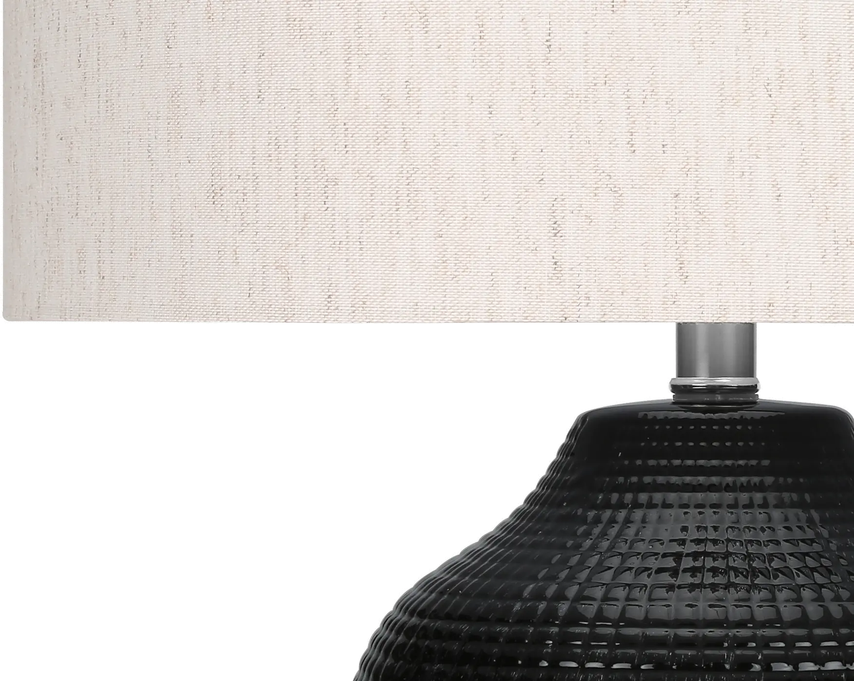 26 Inch Black Ceramic Table Lamp-4