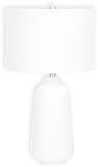 26  Cream White Ceramic Table Lamp