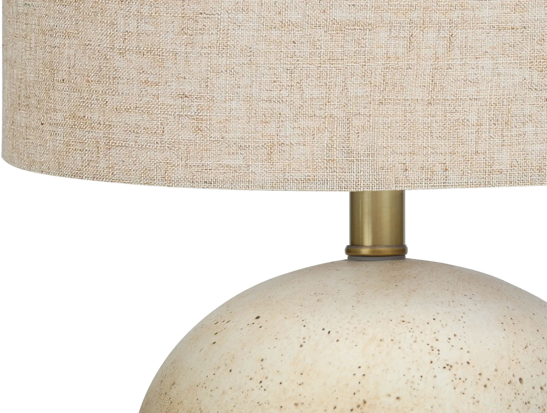 20 Inch Beige Concrete Table Lamp-4