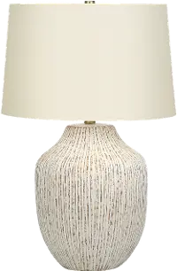 26 Inch Cream Ceramic Table Lamp