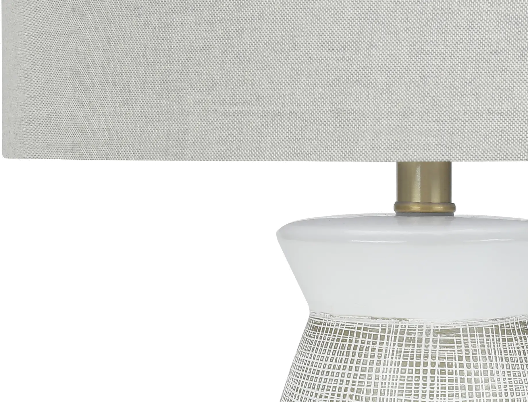 27 Inch White and Gray Ceramic Table Lamp-4