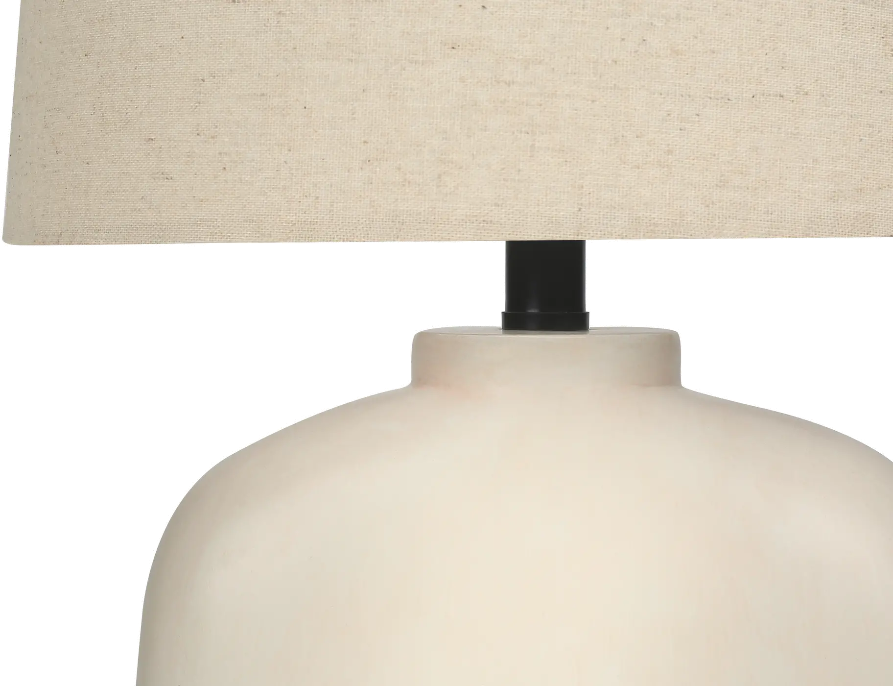 25 Inch Cream Resin Table Lamp-4