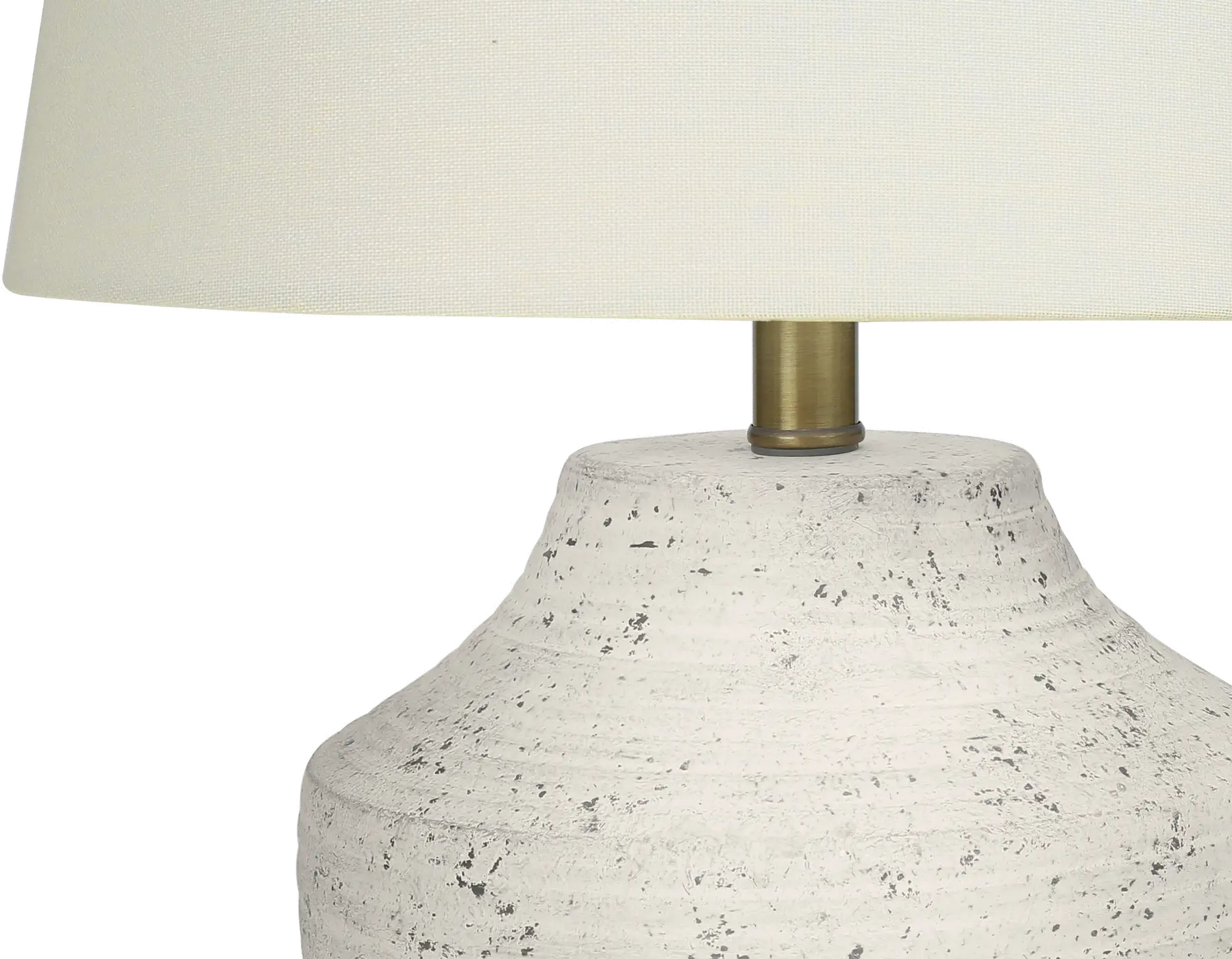 20 Inch Cream Concrete Table Lamp-4