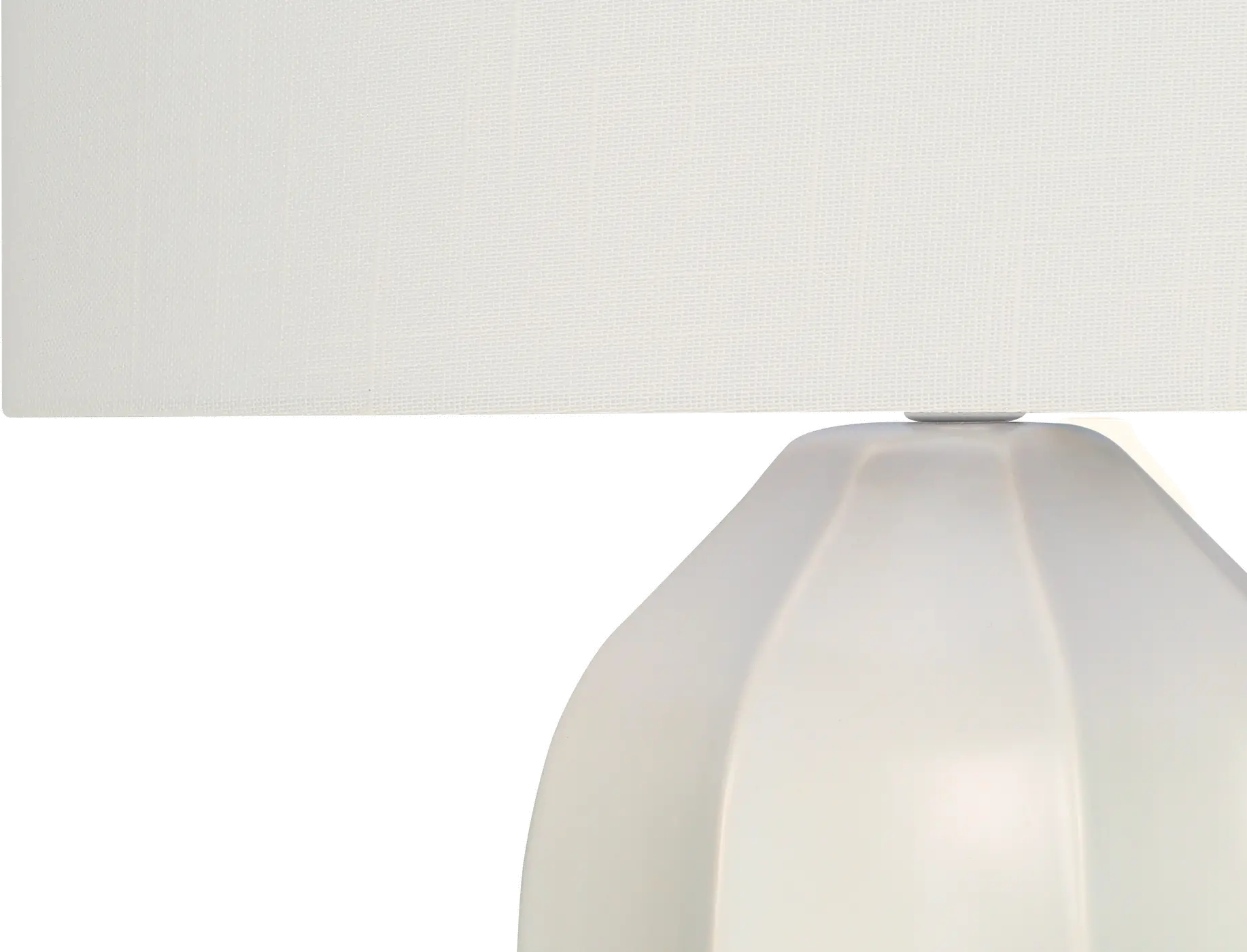 27 Inch Cream Ceramic Table Lamp-4