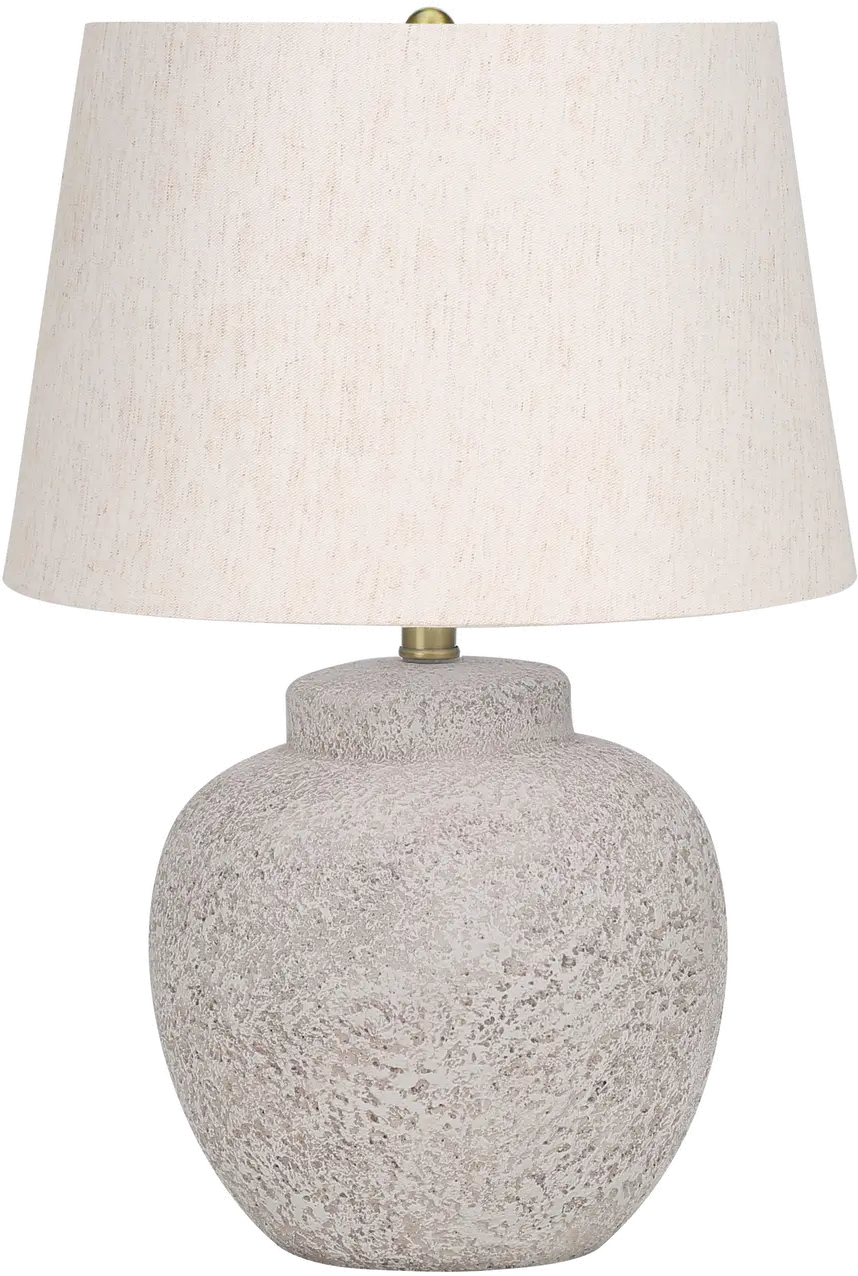 22  Cream Concrete Table Lamp-1