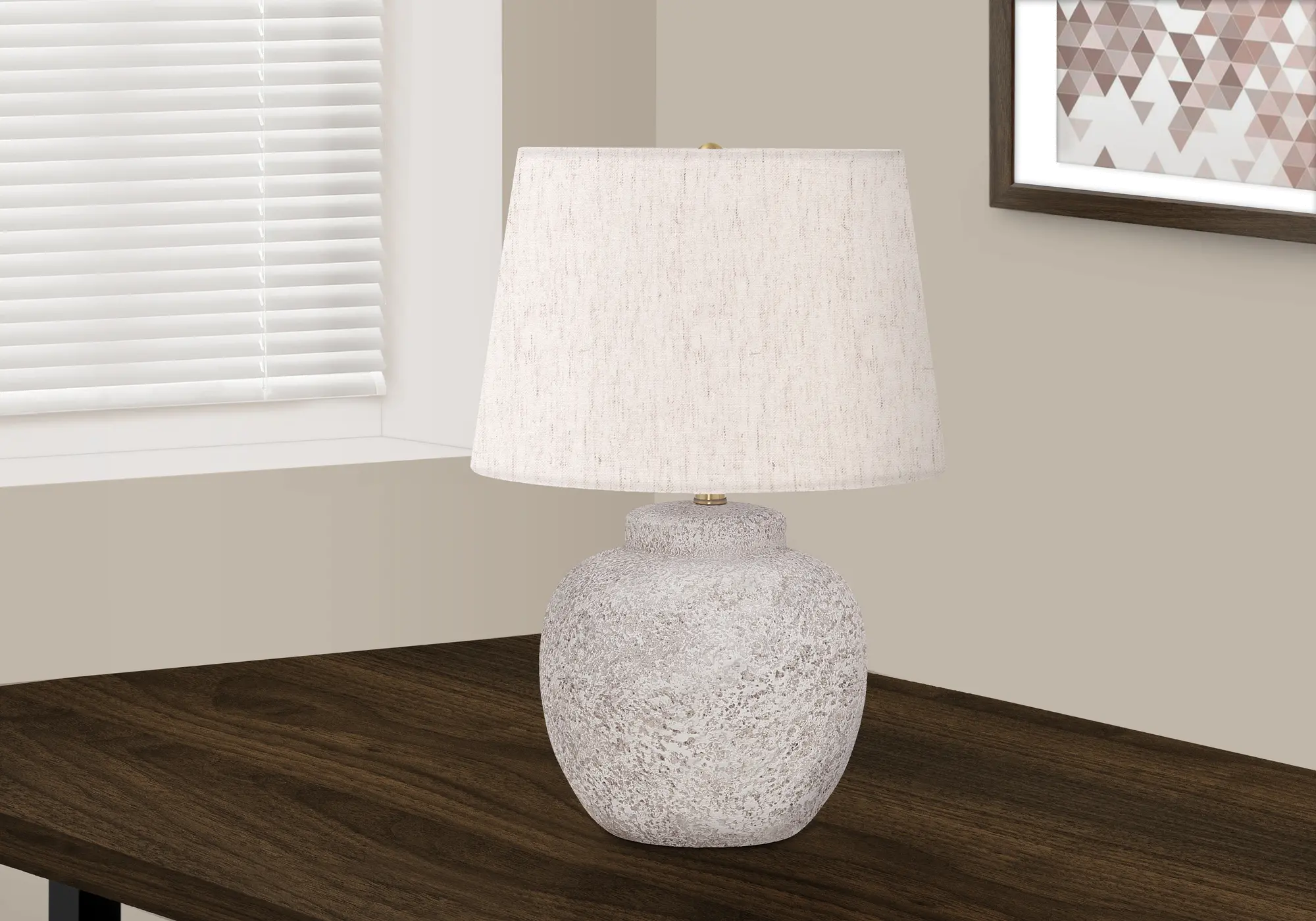 22  Cream Concrete Table Lamp-2