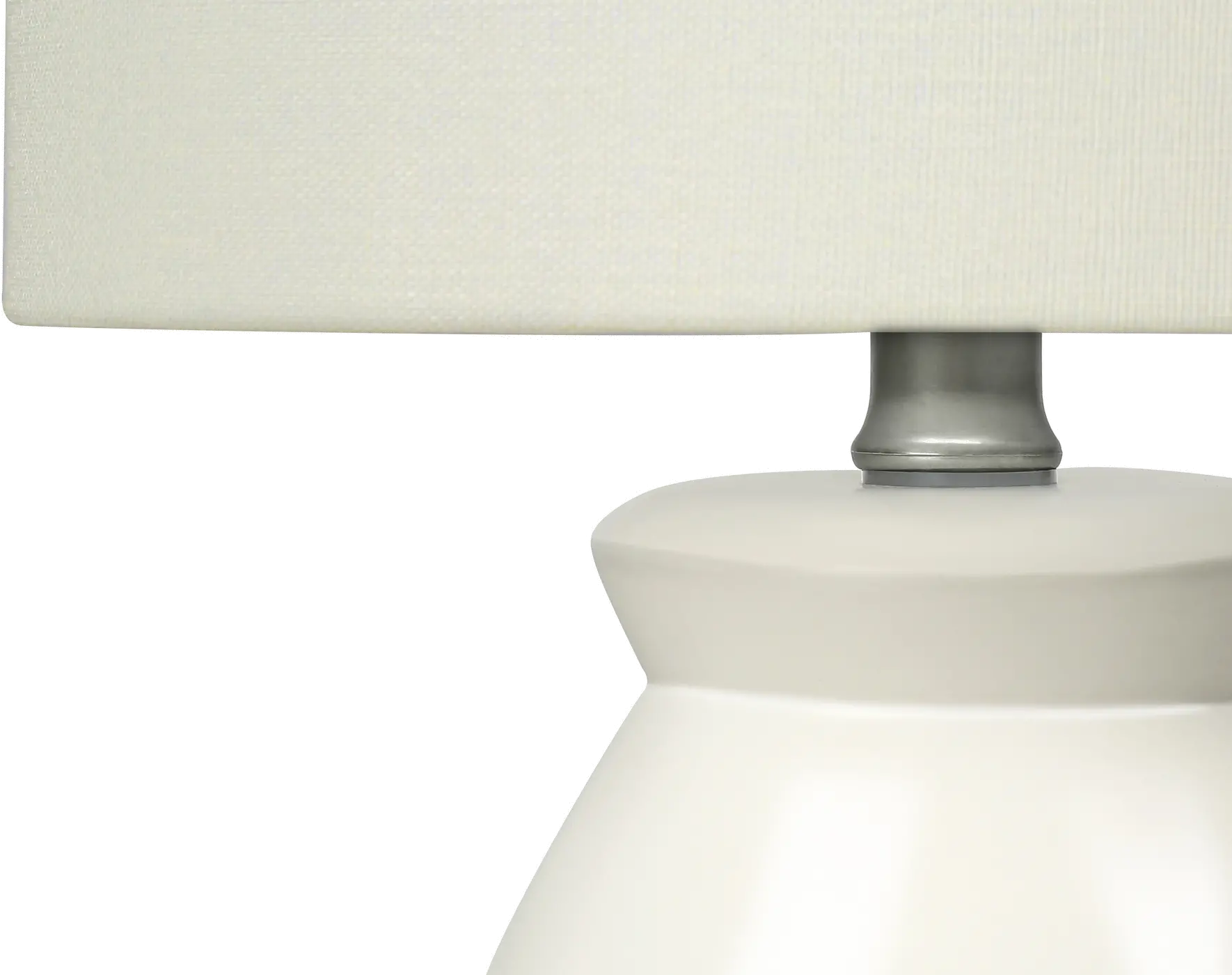 17-Inch Cream Ceramic Table Lamp-4