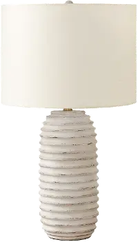 28-Inch Transitional Resin Table Lamp