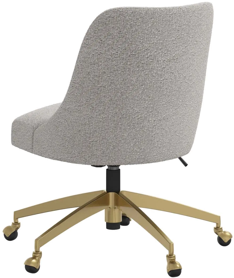 84-9GLDMLNELP Sara Milano Elephant Office Chair with Gold Base-5