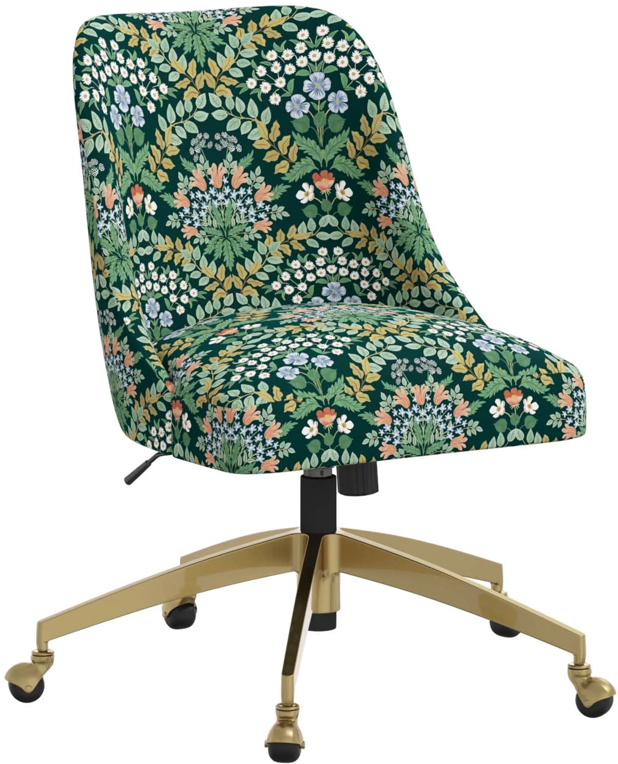 Rifle Paper Co. Oxford Bramble Emerald Office Chair | RC Willey