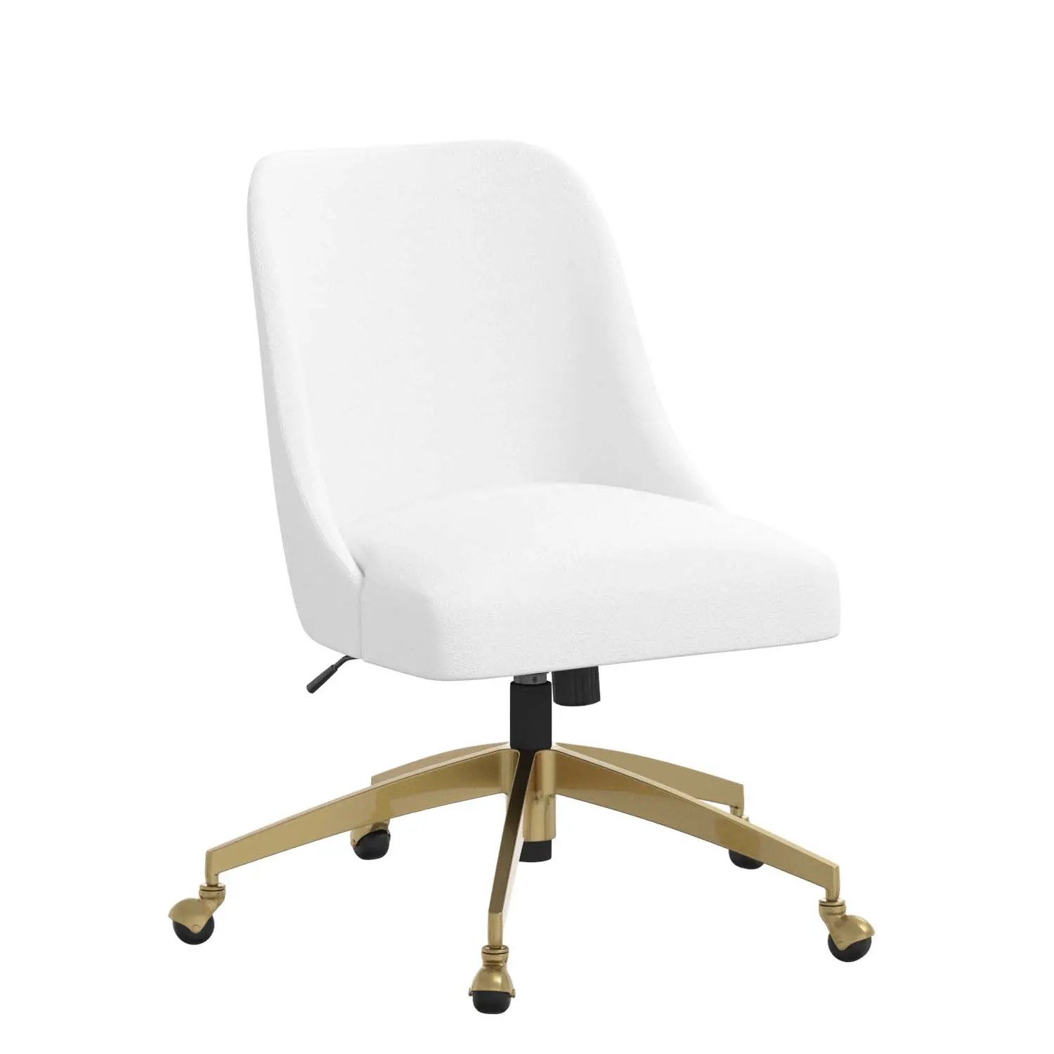 84-9GLDVLVWHT Angela Velvet White Gold Base Office Chair-2