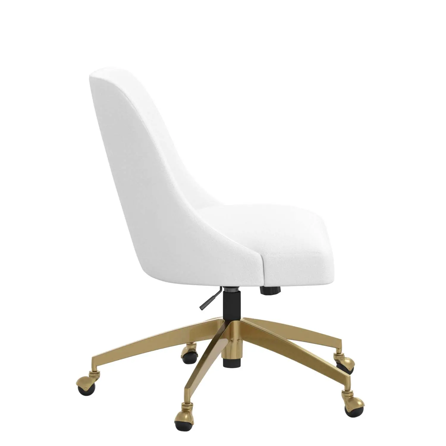 84-9GLDVLVWHT Angela Velvet White Gold Base Office Chair-3