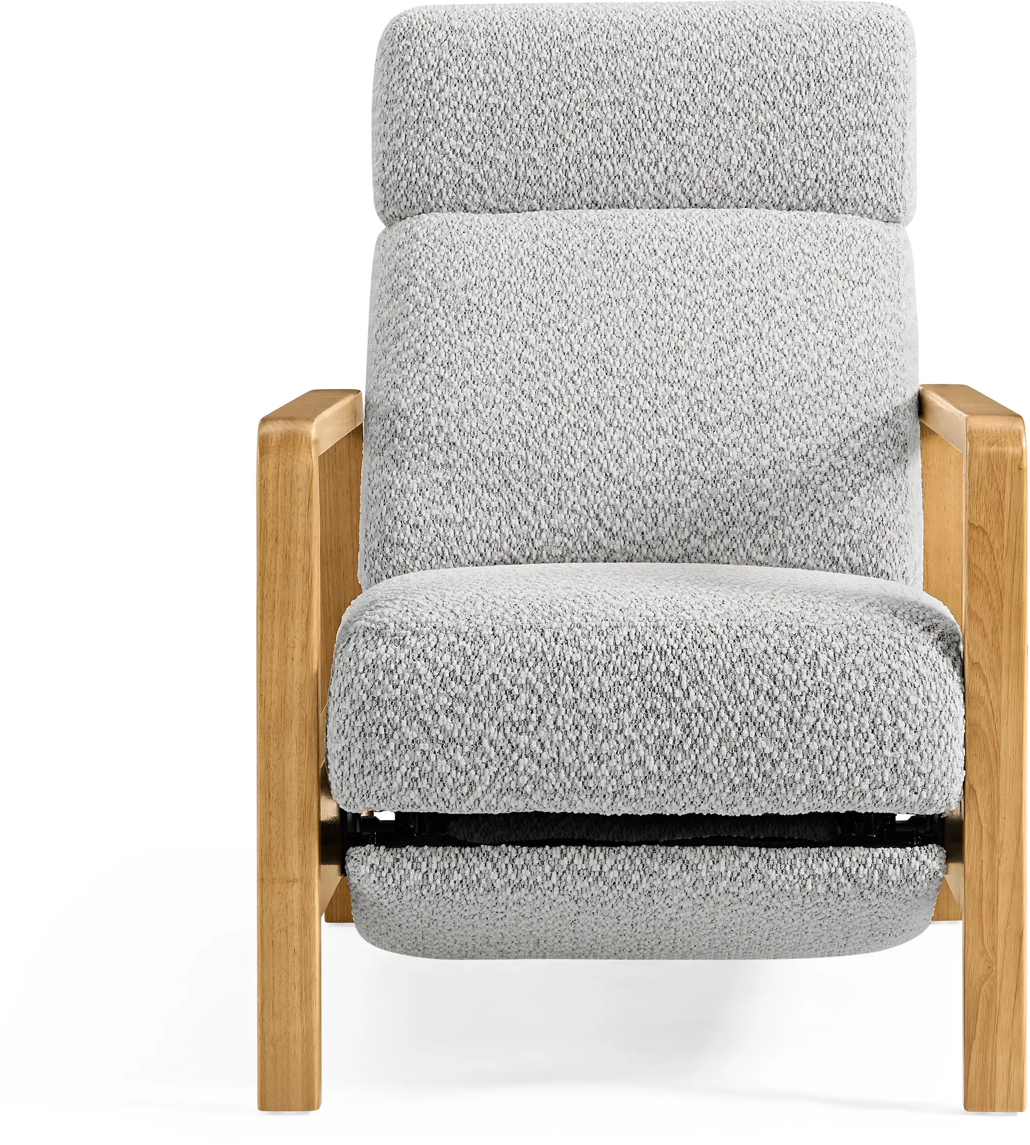 Azalea Shadow Gray Power Recliner with Power Headrest-1