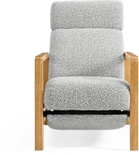 Azalea Shadow Gray Power Recliner with Power Headrest