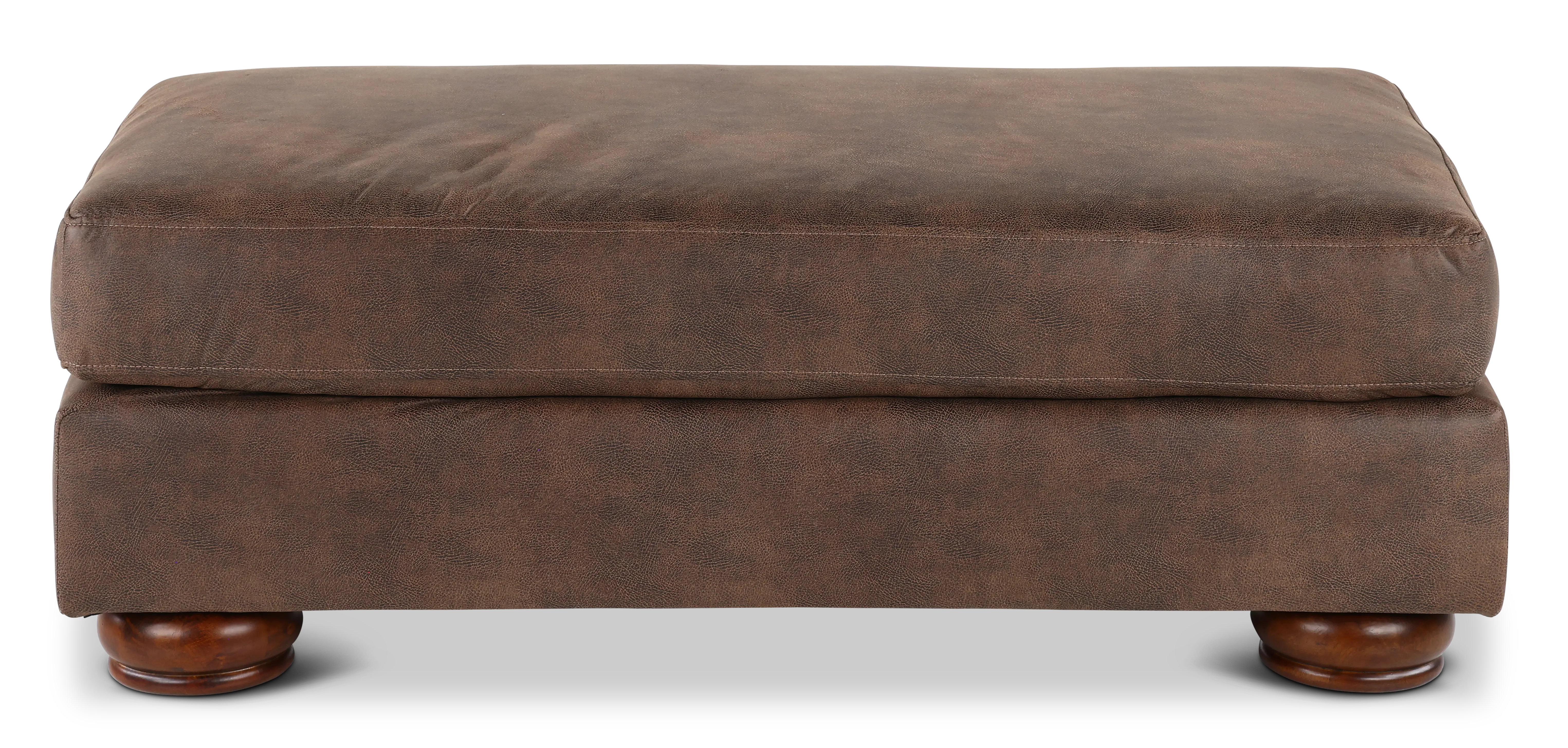 Canyon Brown Snuggle Ottoman-1