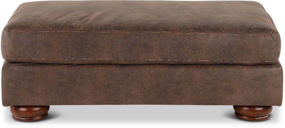 Canyon Brown Snuggle Ottoman
