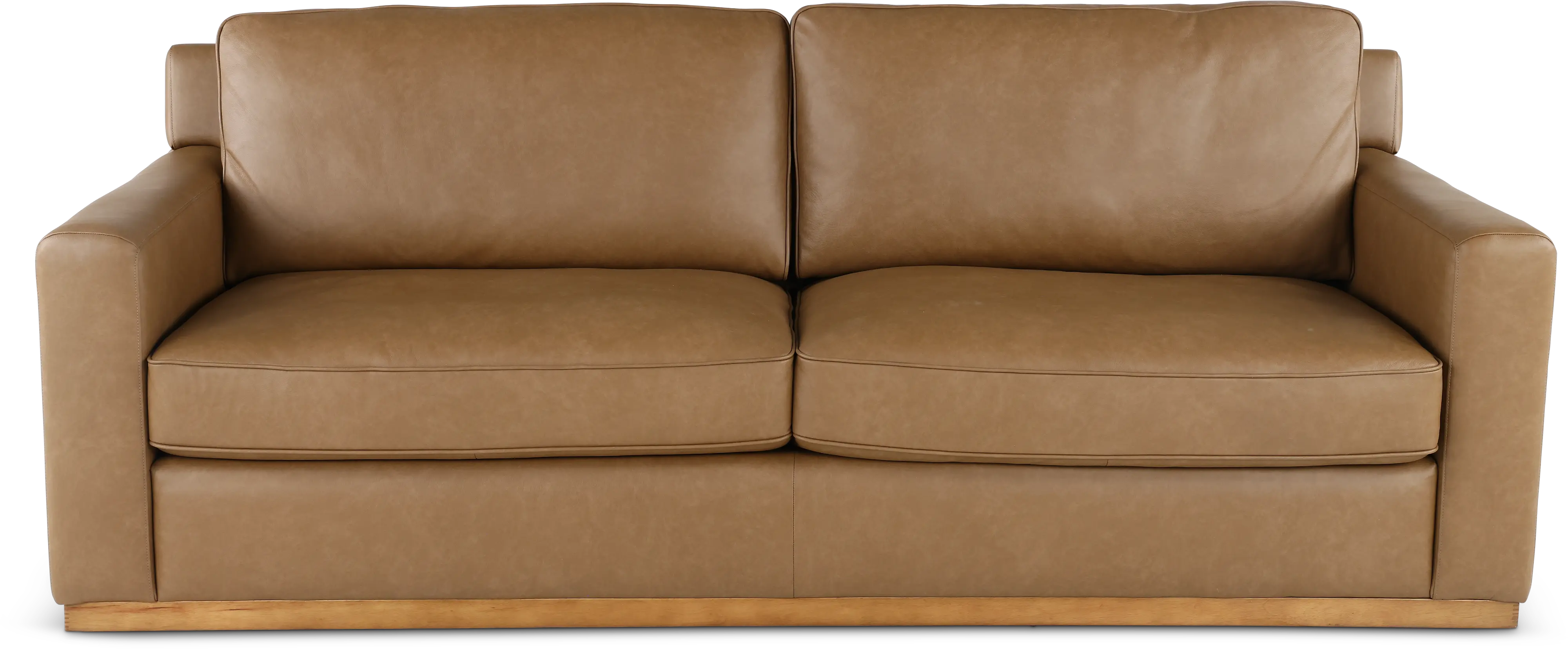 Mason Brown Leather Sofa-1