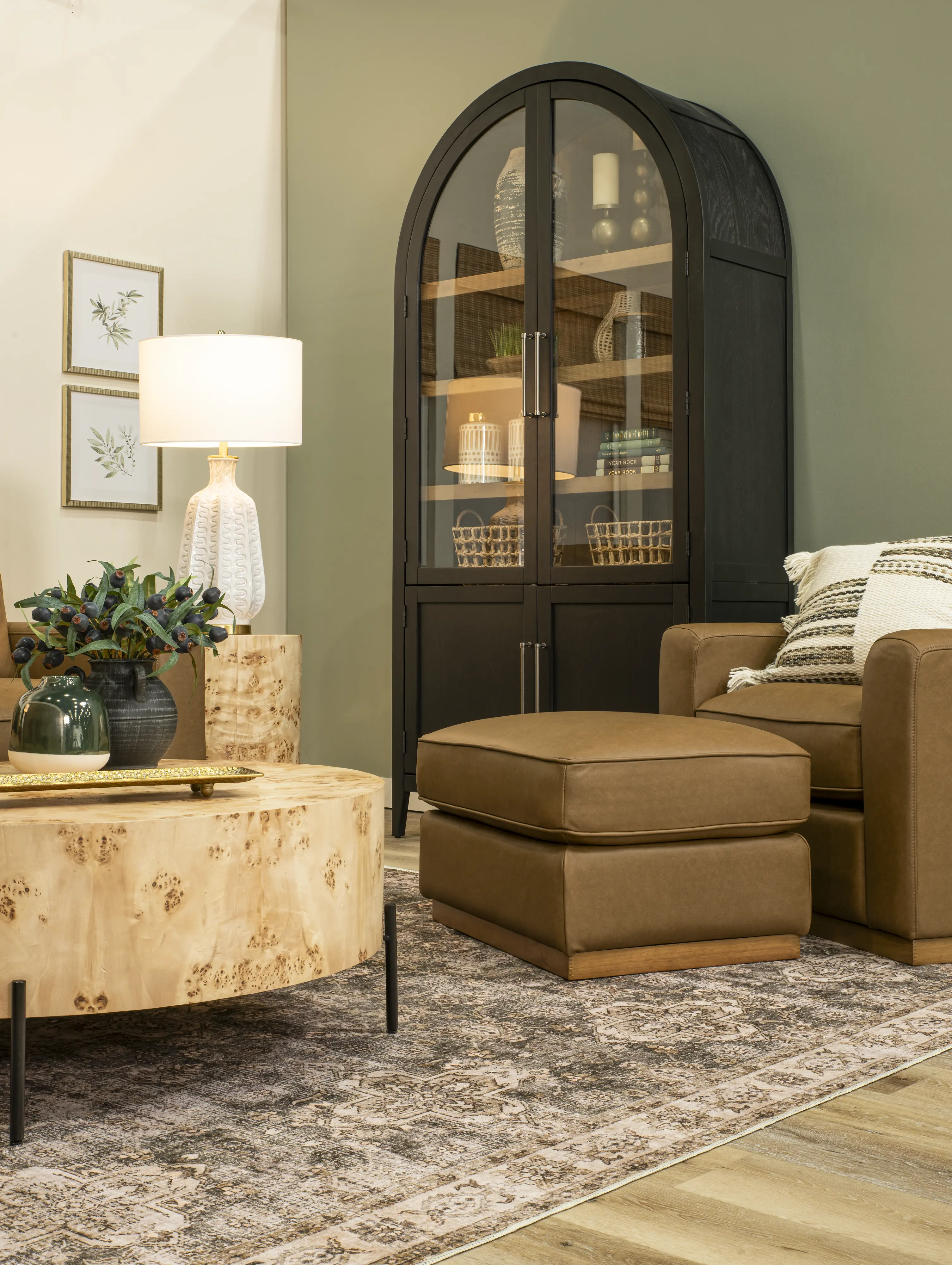 Mason Brown Leather Sofa-10