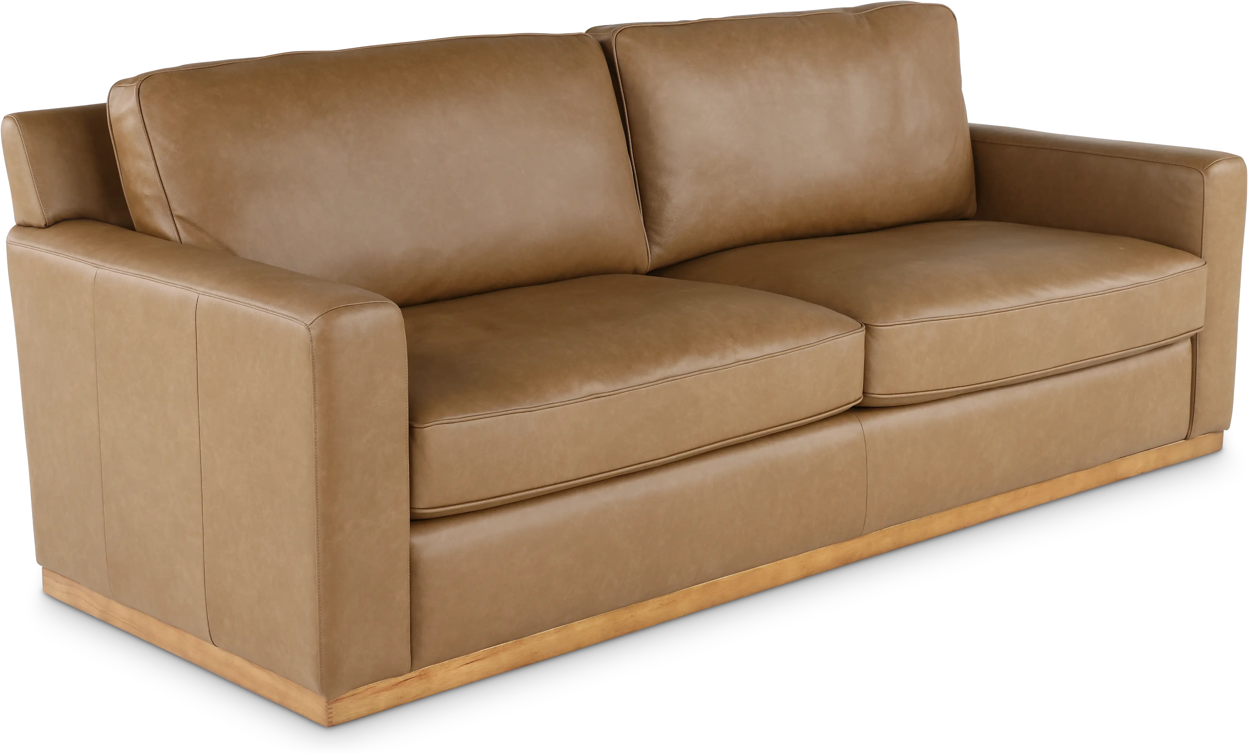Mason Brown Leather Sofa-5