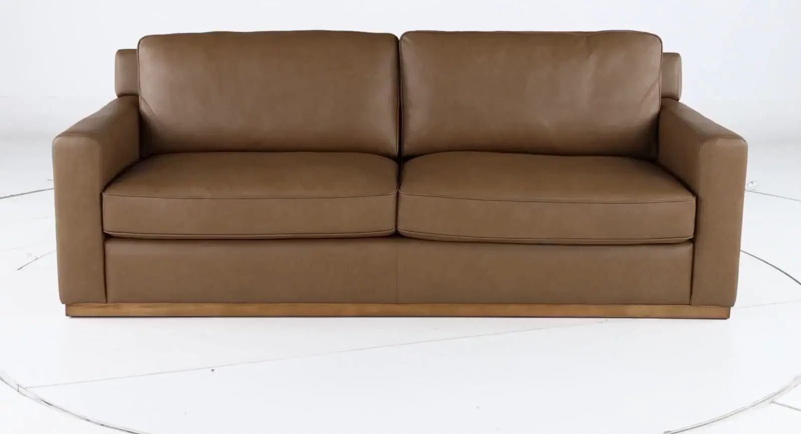 Mason Brown Leather Sofa-6