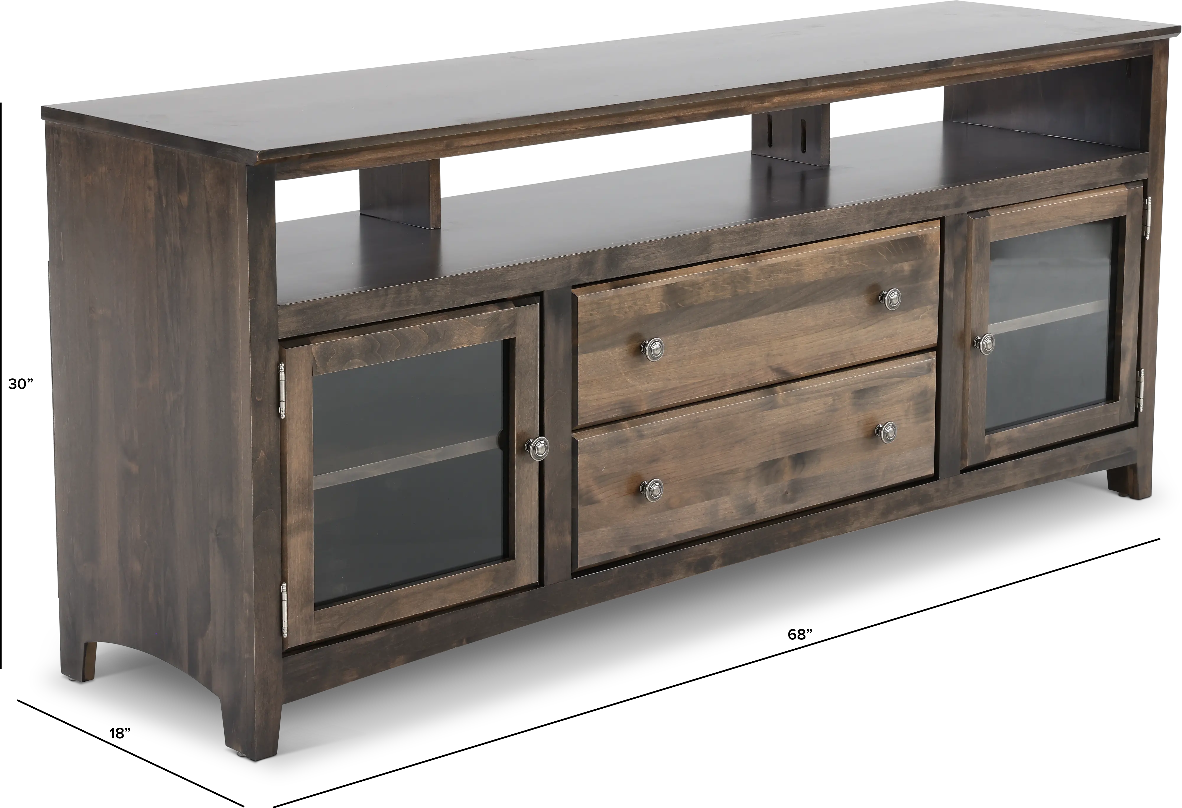Universal Dark Brown 54  TV Stand-4