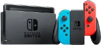 HADSKABAH Nintendo Switch with Neon Blue and Neon Red Joy‑Con