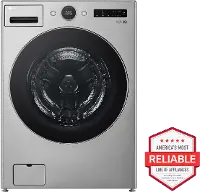 WM5700HVA LG 4.5 Cu Ft Front Load Washer - Graphite Steel