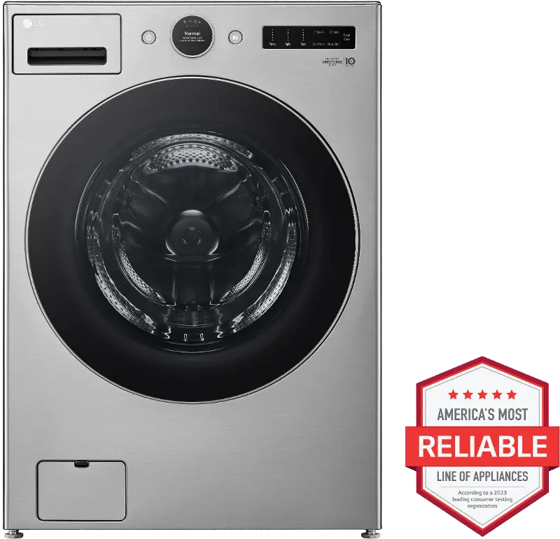 LG 4.5 Cu Ft Front Load Washer - Graphite Steel