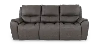 True Grit Greystone Power Reclining Sofa