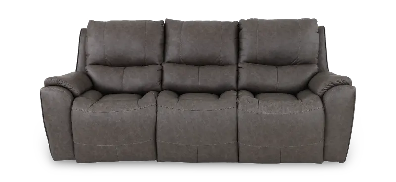 True Grit Greystone Power Reclining Sofa