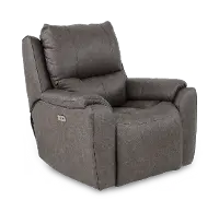 True Grit Greystone Power Rocker Recliner