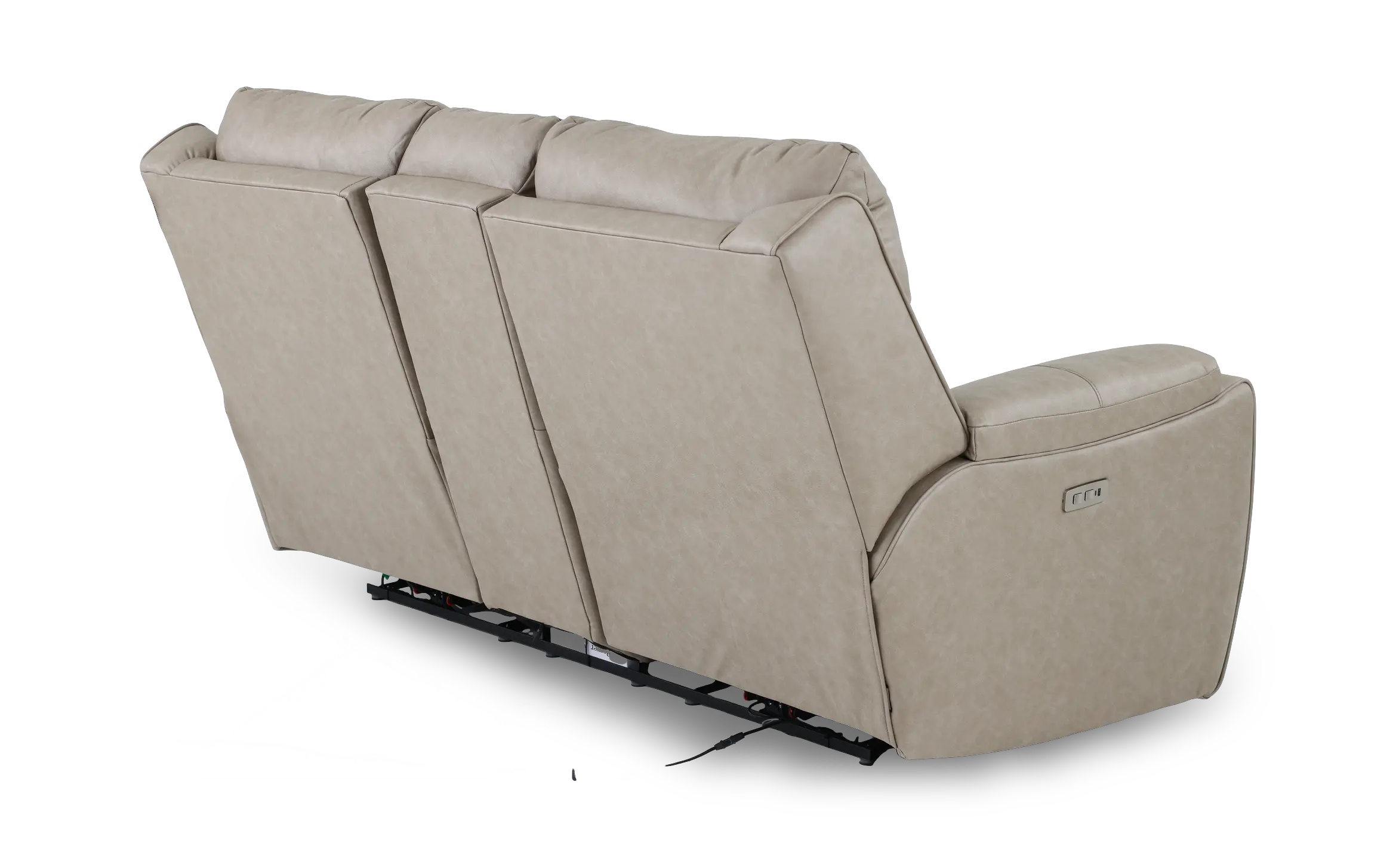 True Grit Platinum Power Reclining Loveseat with Console-6