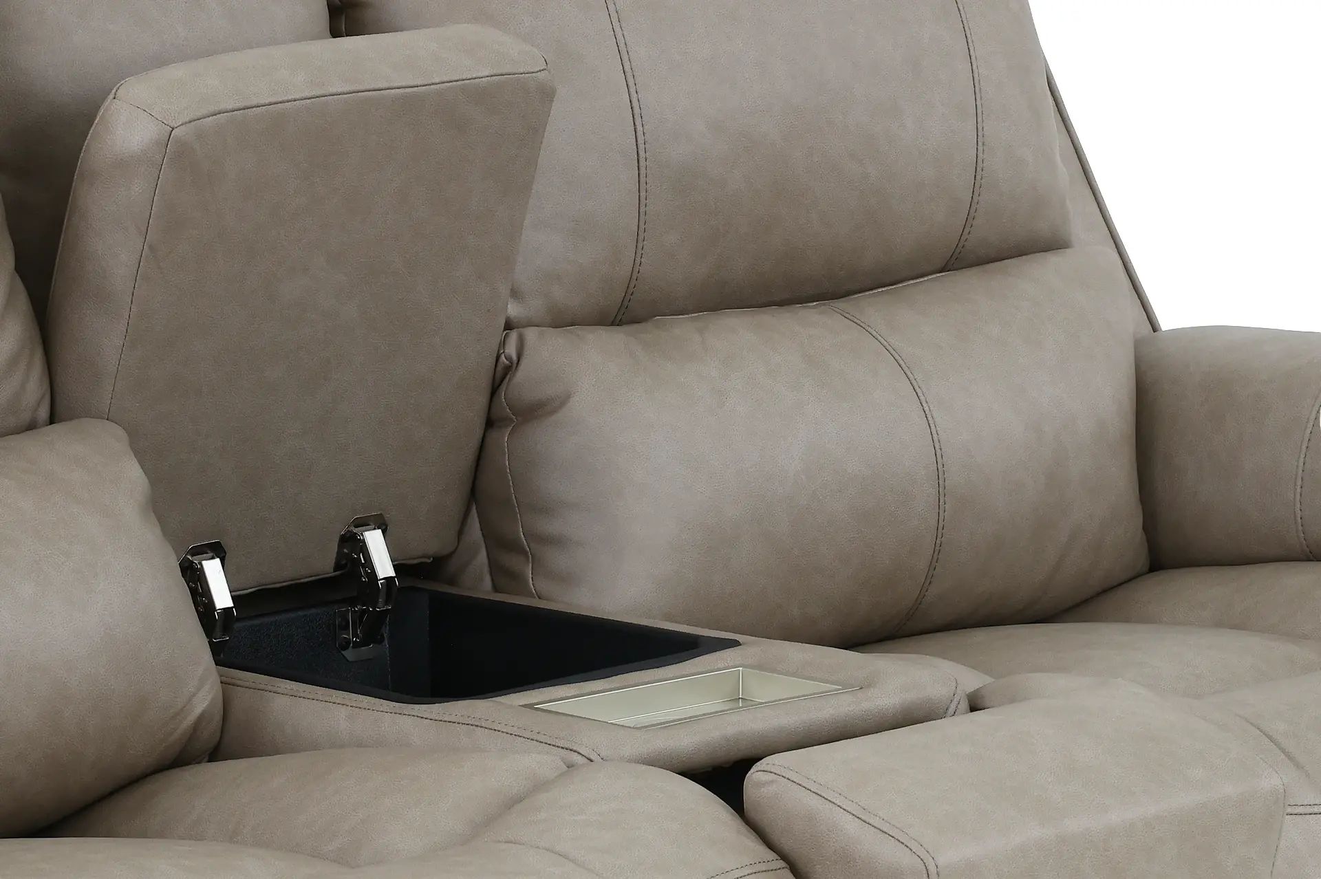 True Grit Platinum Power Reclining Loveseat with Console-7