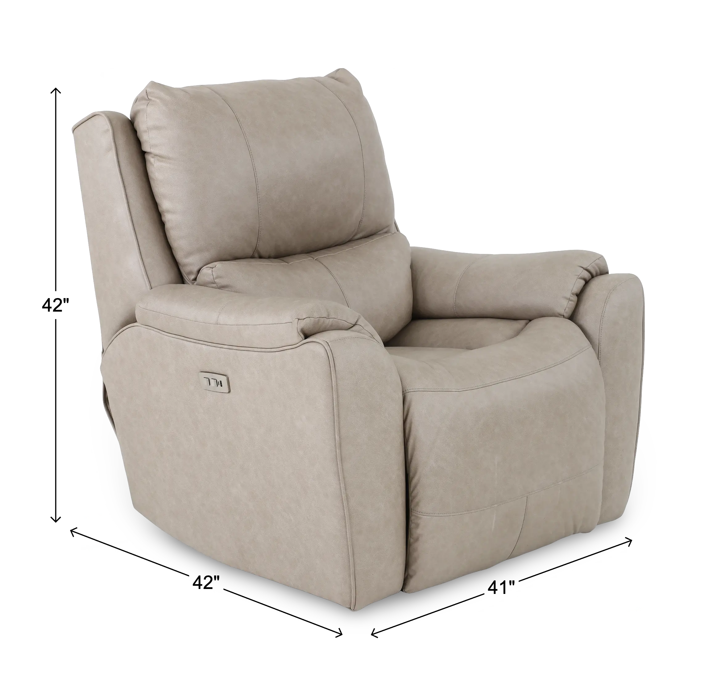 True Grit Platinum Next Level Power Recliner-3