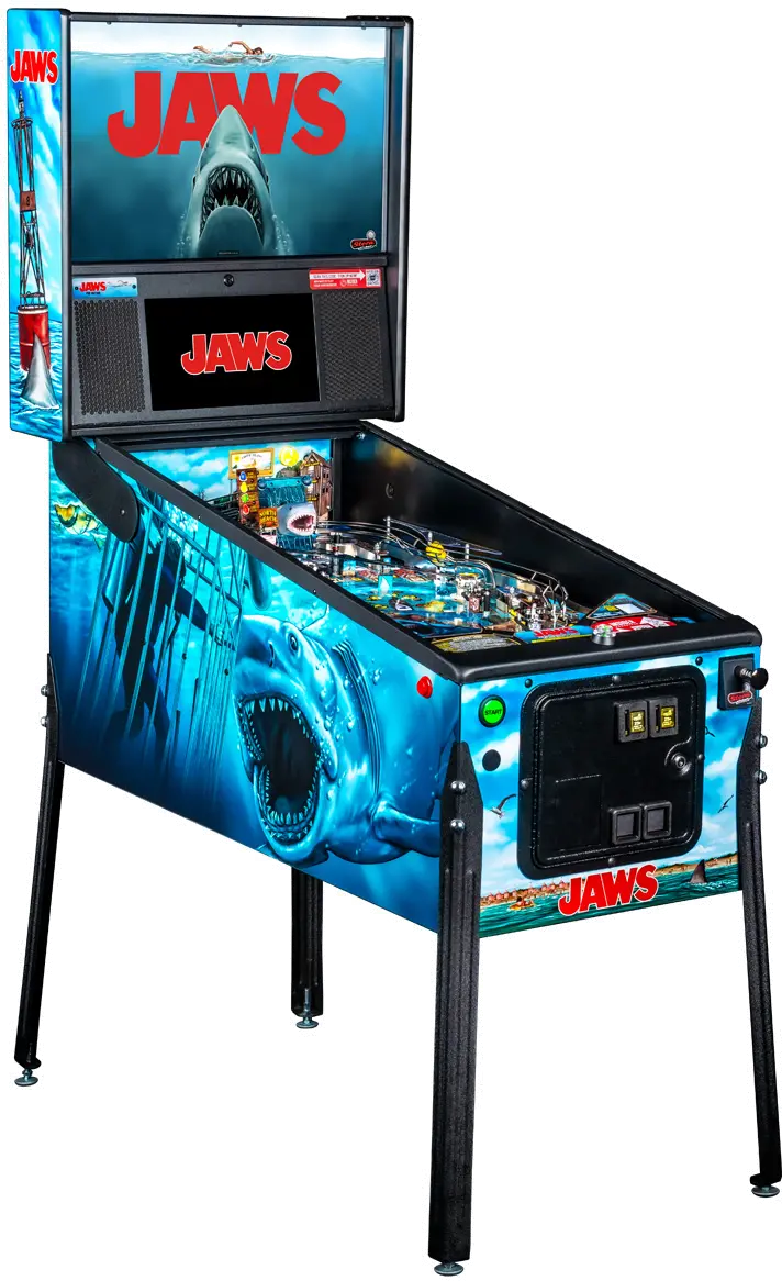 500-55V5-11 Stern Pinball Jaws Pro Edition Pinball Machine-1