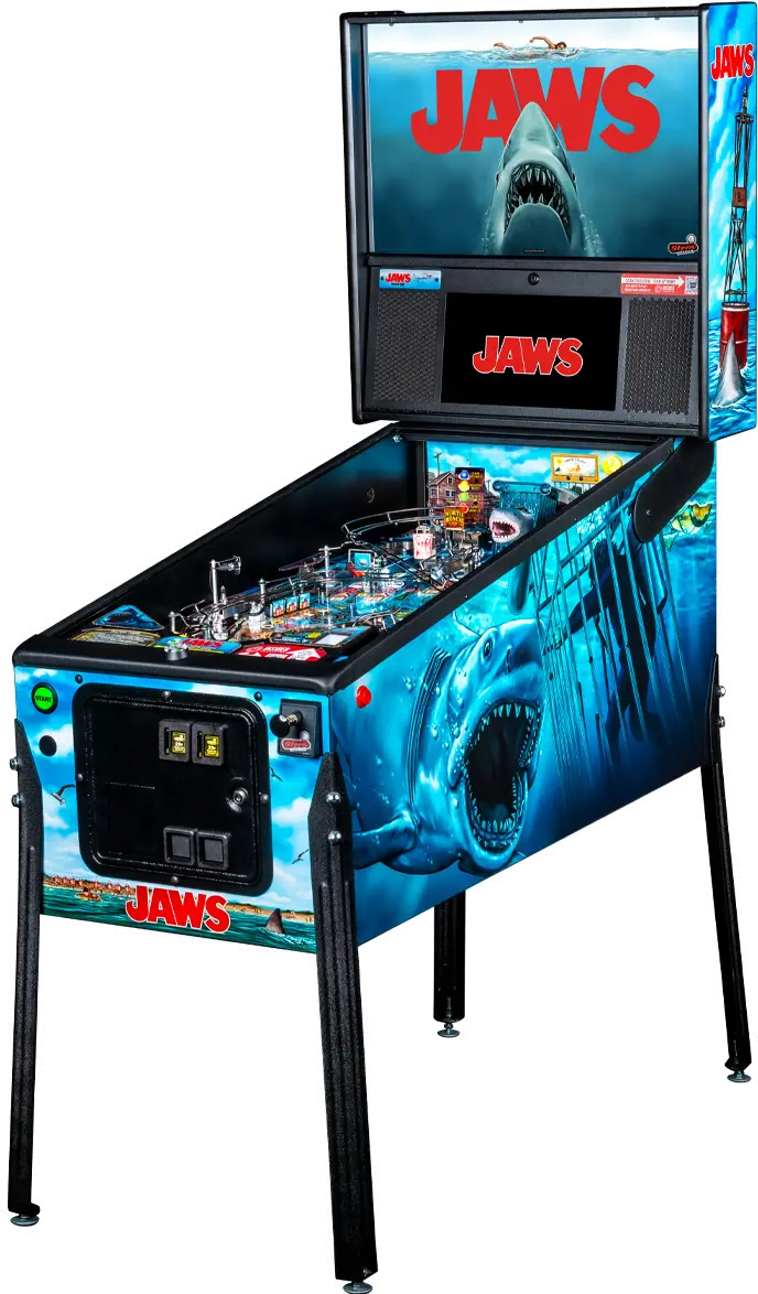 500-55V5-11 Stern Pinball Jaws Pro Edition Pinball Machine-2