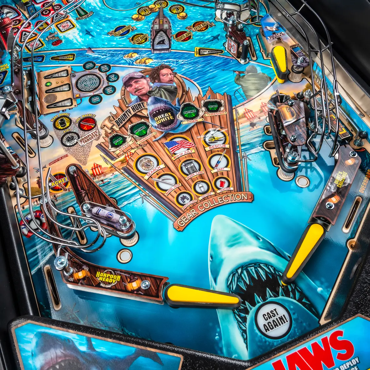 500-55V5-11 Stern Pinball Jaws Pro Edition Pinball Machine-5