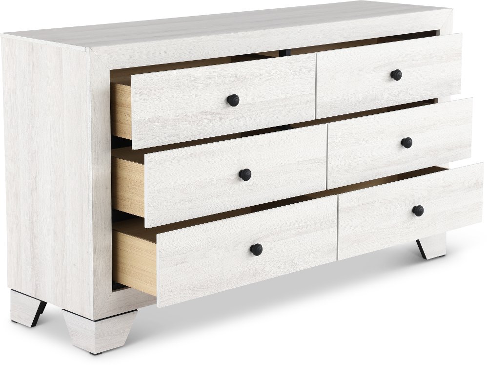 Alix White Youth Dresser