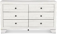 Alix White Youth Dresser
