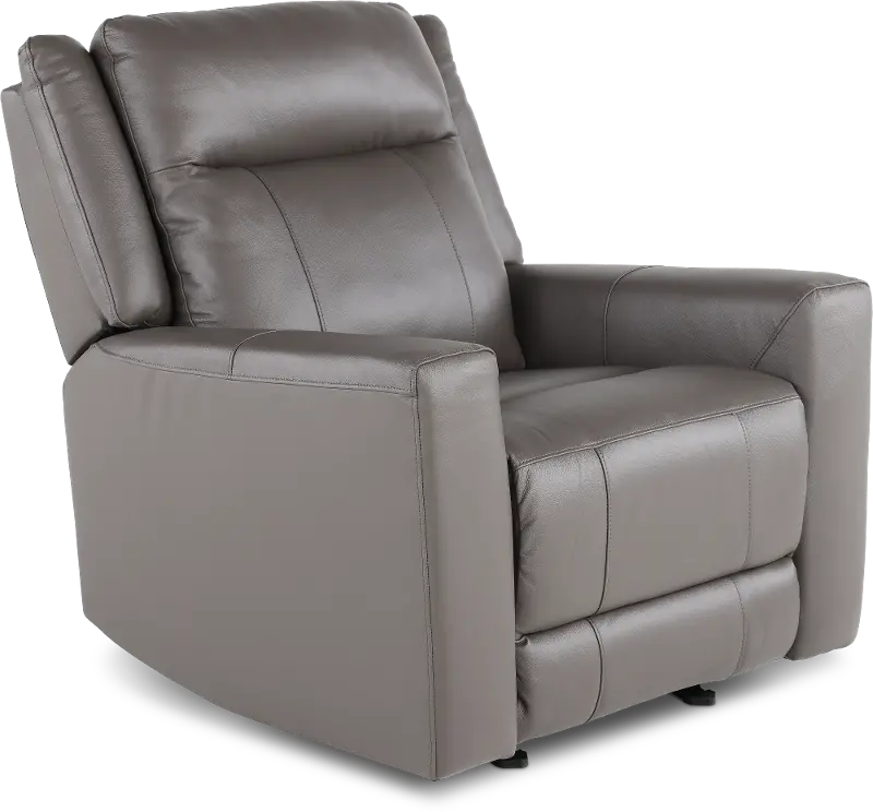 Madras Gray Glider Recliner