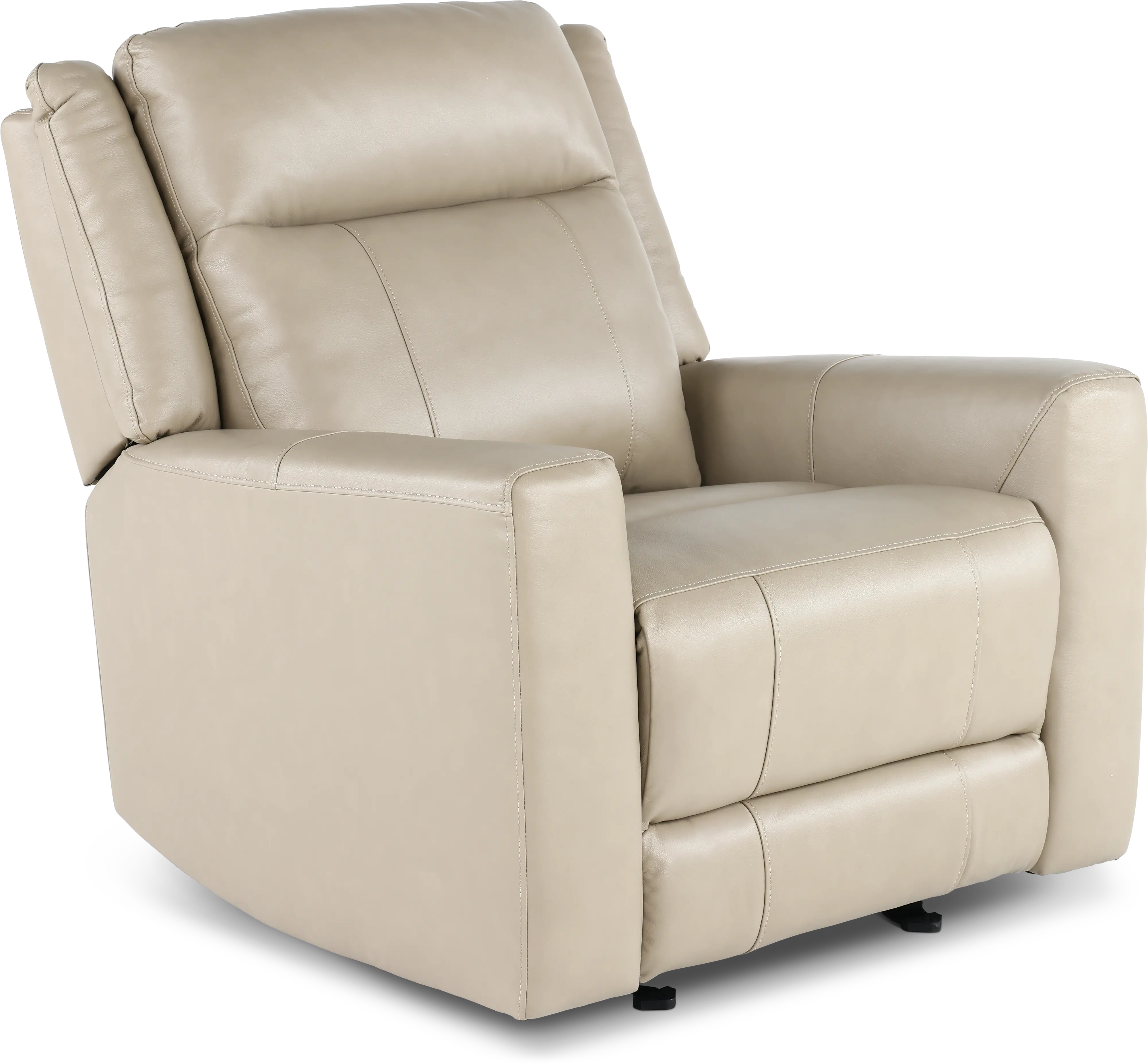 Madras Taupe Glider Recliner-1