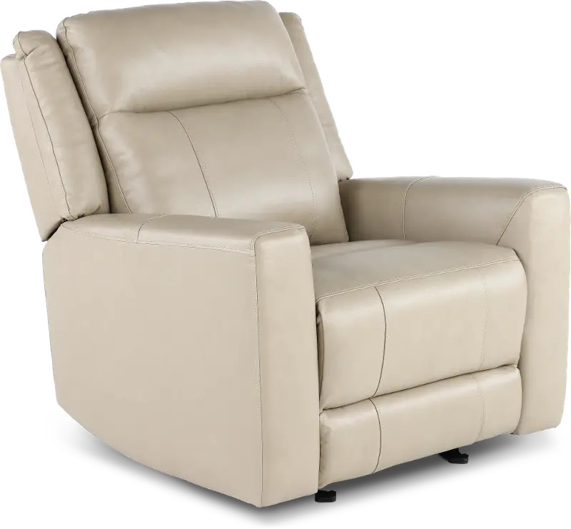 Madras Taupe Glider Recliner