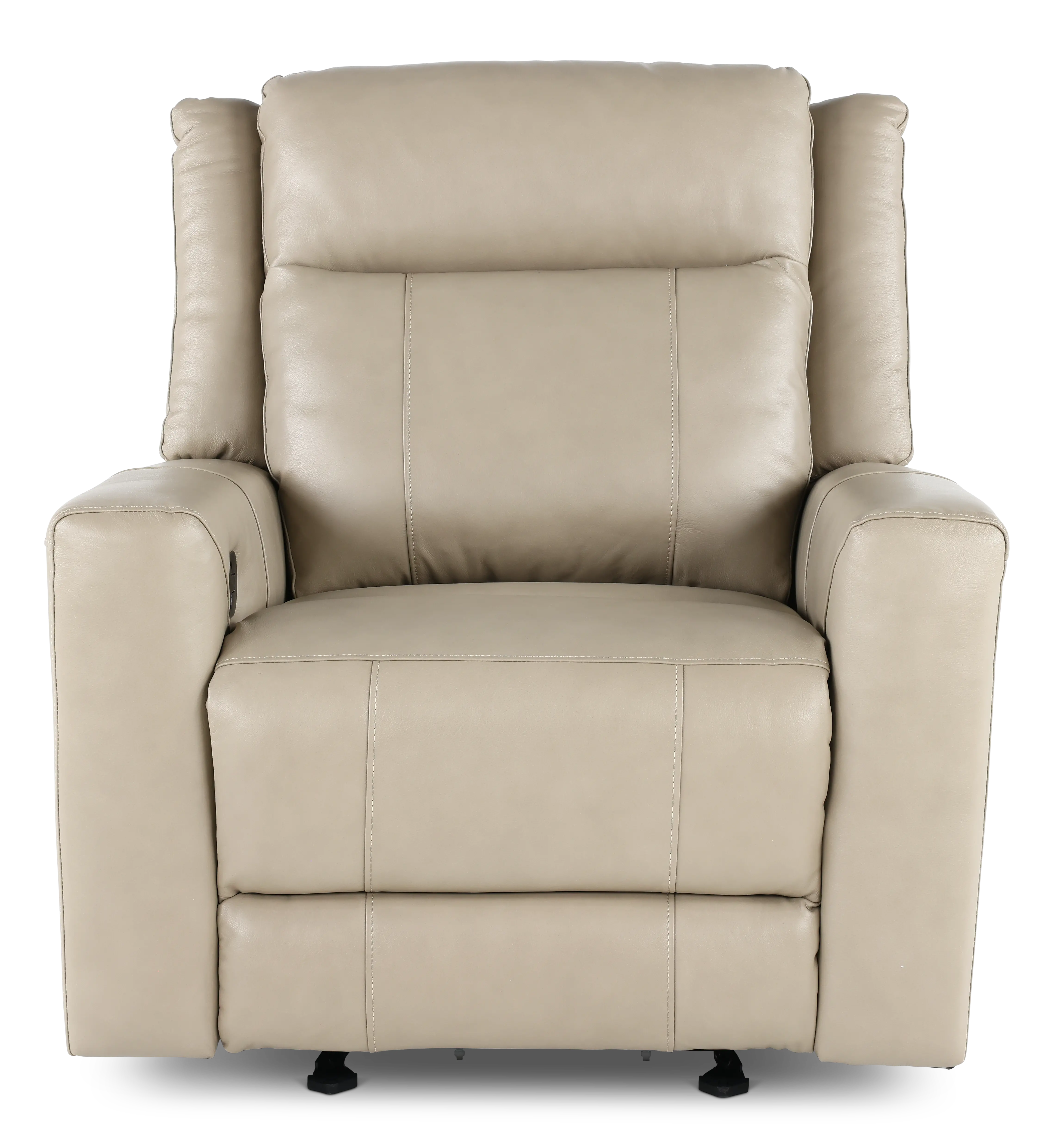 Madras Taupe Glider Recliner-4