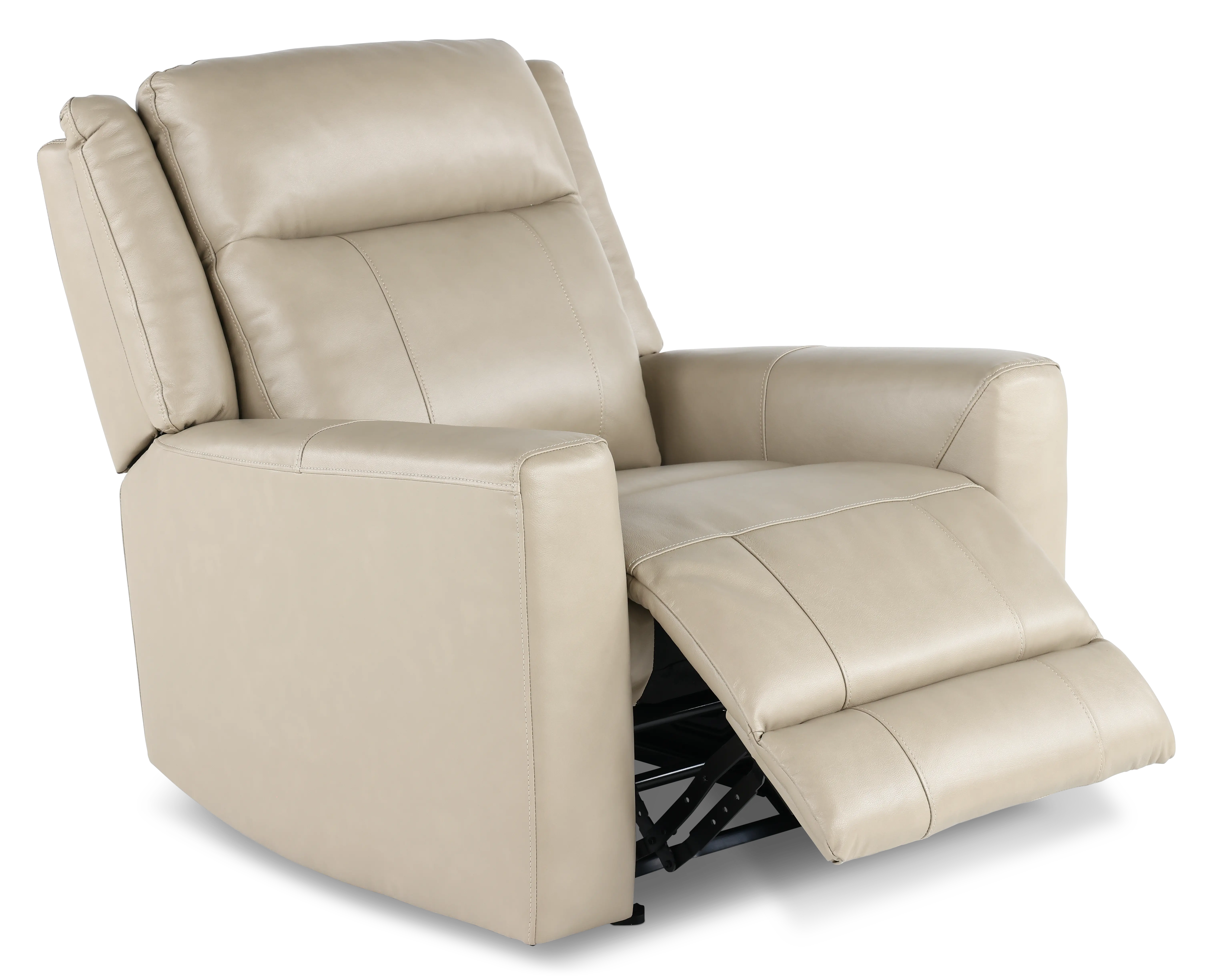 Madras Taupe Glider Recliner-6