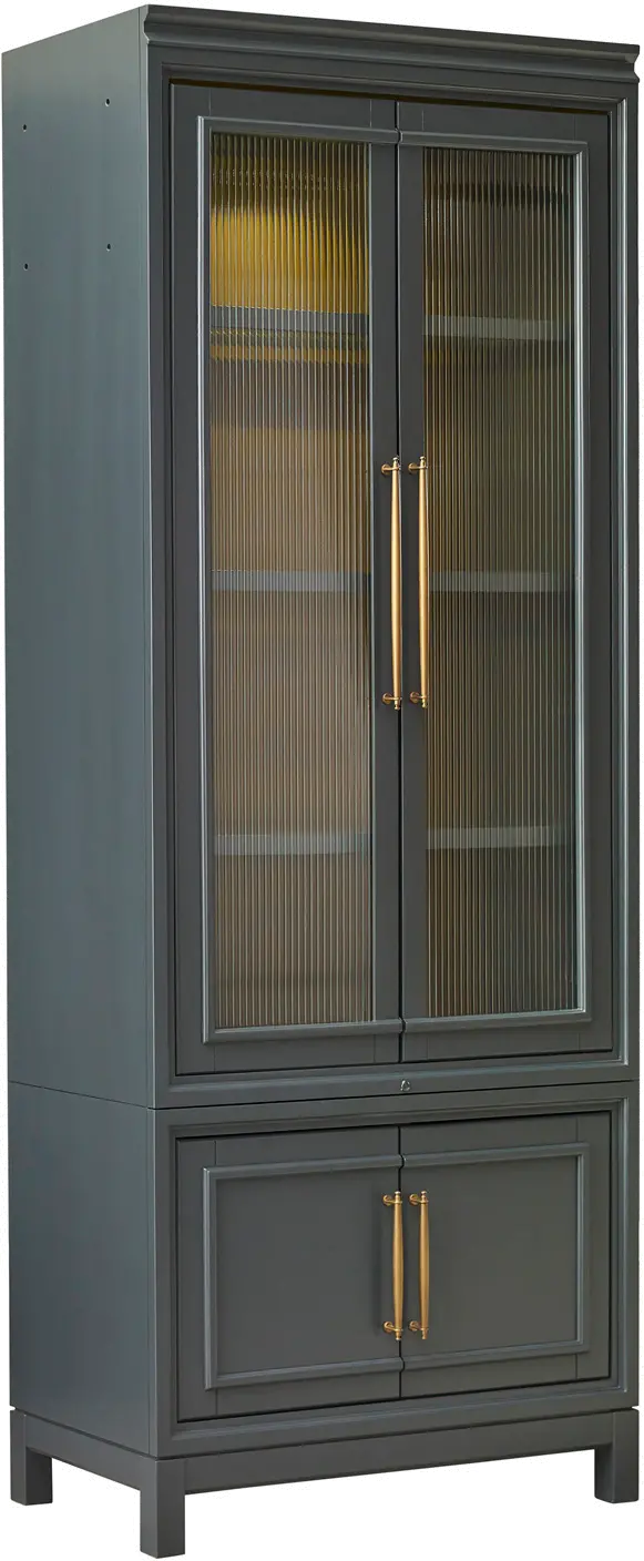 Alexander Blue Display Cabinet-1