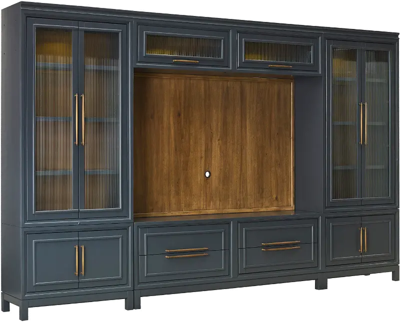 Alexander Midnight Blue Entertainment Wall