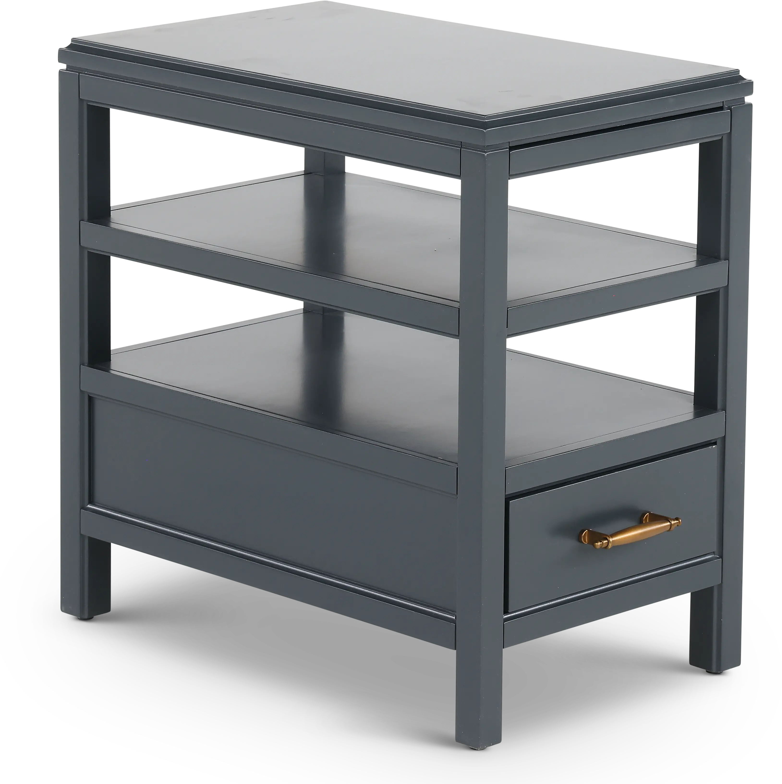 Alexander Blue Chairside Table-4