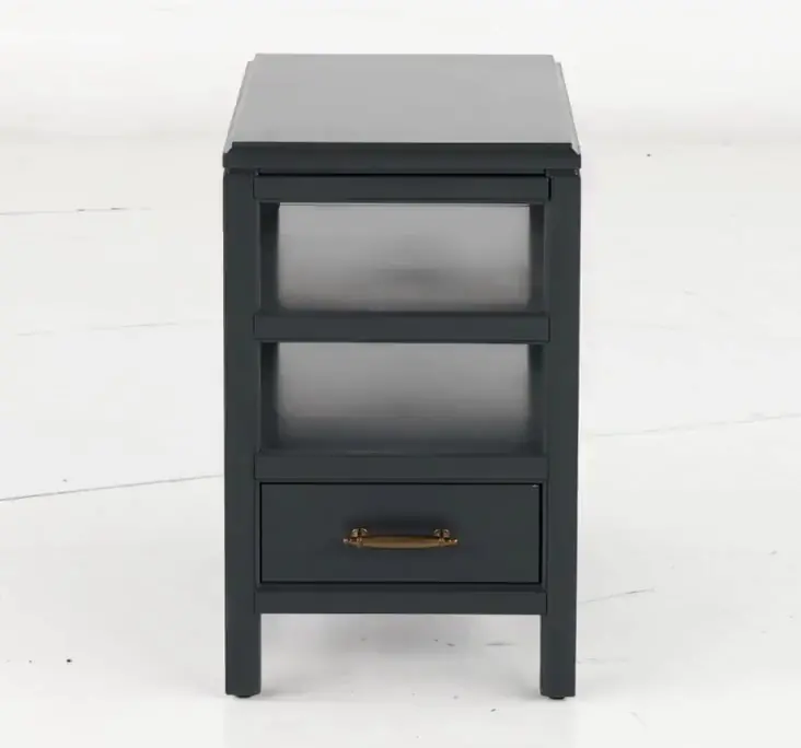 Alexander Blue Chairside Table-5