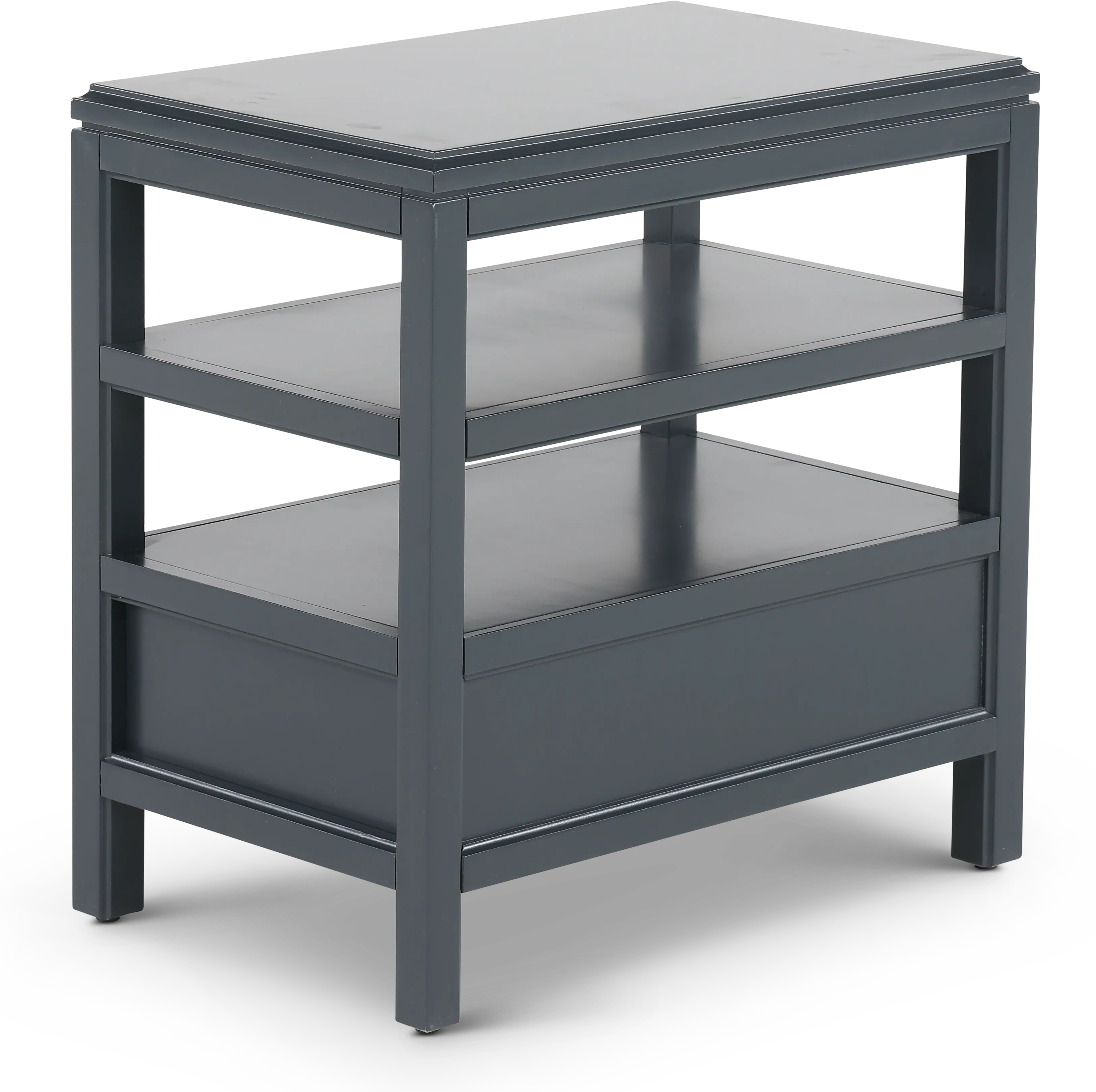 Alexander Blue Chairside Table-6