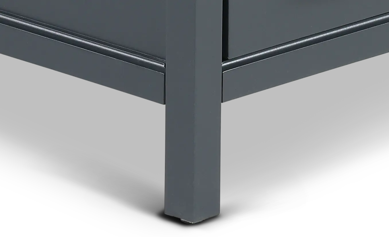 Alexander Blue Chairside Table-8